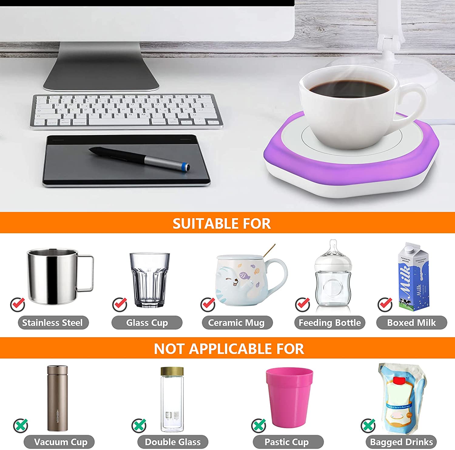 Coffee Mug Warmer(White) - Image 3