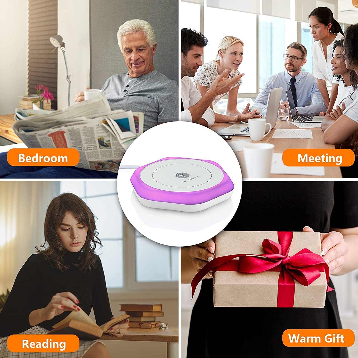 Coffee Mug Warmer(White) - Image 6